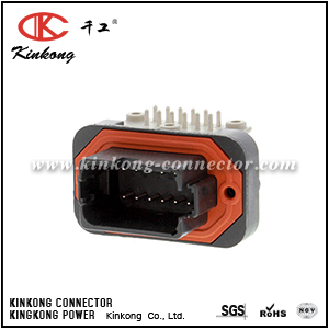DT13-12PB-B016 12 pin male black waterproof auto socket connectors